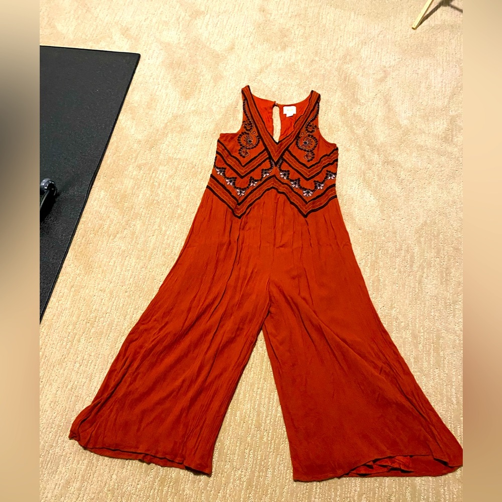 Maeve cropped jumpsuit